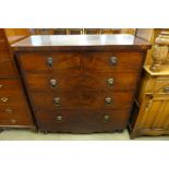 A Victorian mahogany chest of drawers