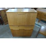 A teak bureau