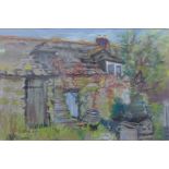 Leta Nicholson, Coast Guard Cottage, Dorset, pastel, 33 x 49cms,