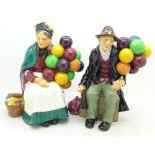 A pair of Royal Doulton figures,