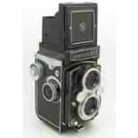 A Yashica 635 camera,