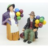 Two Royal Doulton figures,