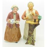 Two Royal Doulton figures, Teatime and Good Morning, second,