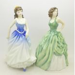 Two Royal Doulton figures,