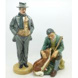 Two Royal Doulton figures, The Master and Arnold Bennett,