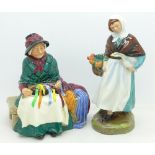 Two Royal Doulton figures, Silks and Ribbons and Country Lass,