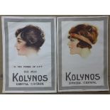 A chromolithograph, Kolynos Dental Cream, In The Prime of Life She Uses,