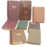 A collection of diaries, including cyclist, school boys, Police Association,