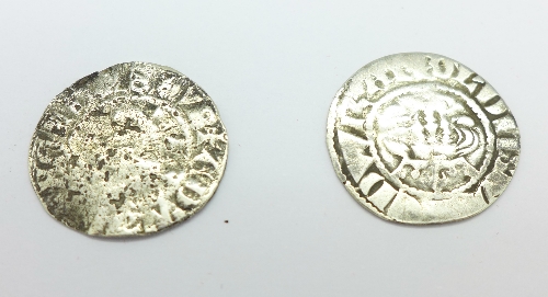 Two Edward I silver pennies; one London, - Image 2 of 4