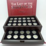 A Danbury Mint Collection The Last of the Sixpences, 1936-1967,