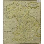 An 18th Century Sutton Nichols map of Cambridgeshire,