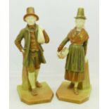 Two Royal Worcester figures, Rd. No.