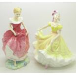 Two Royal Doulton figures,