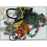 Assorted bead necklaces