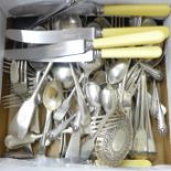 A collection of flatware