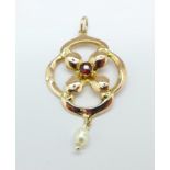 An Edwardian 9ct gold,