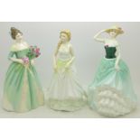 Three Royal Doulton figures, Emily,