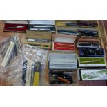 A large collection of seventy-two pens and pencils, some boxed including Watermans black pearl,