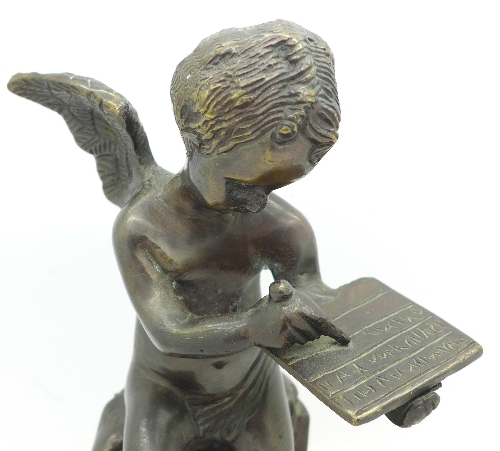 A bronze cherub, 20. - Image 4 of 4