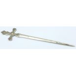 A silver Queen Elizabeth II commemorative letter opener,