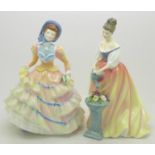 Two Royal Doulton figures,