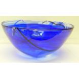 A large blue Costa Boden bowl,