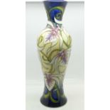 A Moorcroft limited edition vase, signed Sian Leeper, 226/350, 2001, with box,