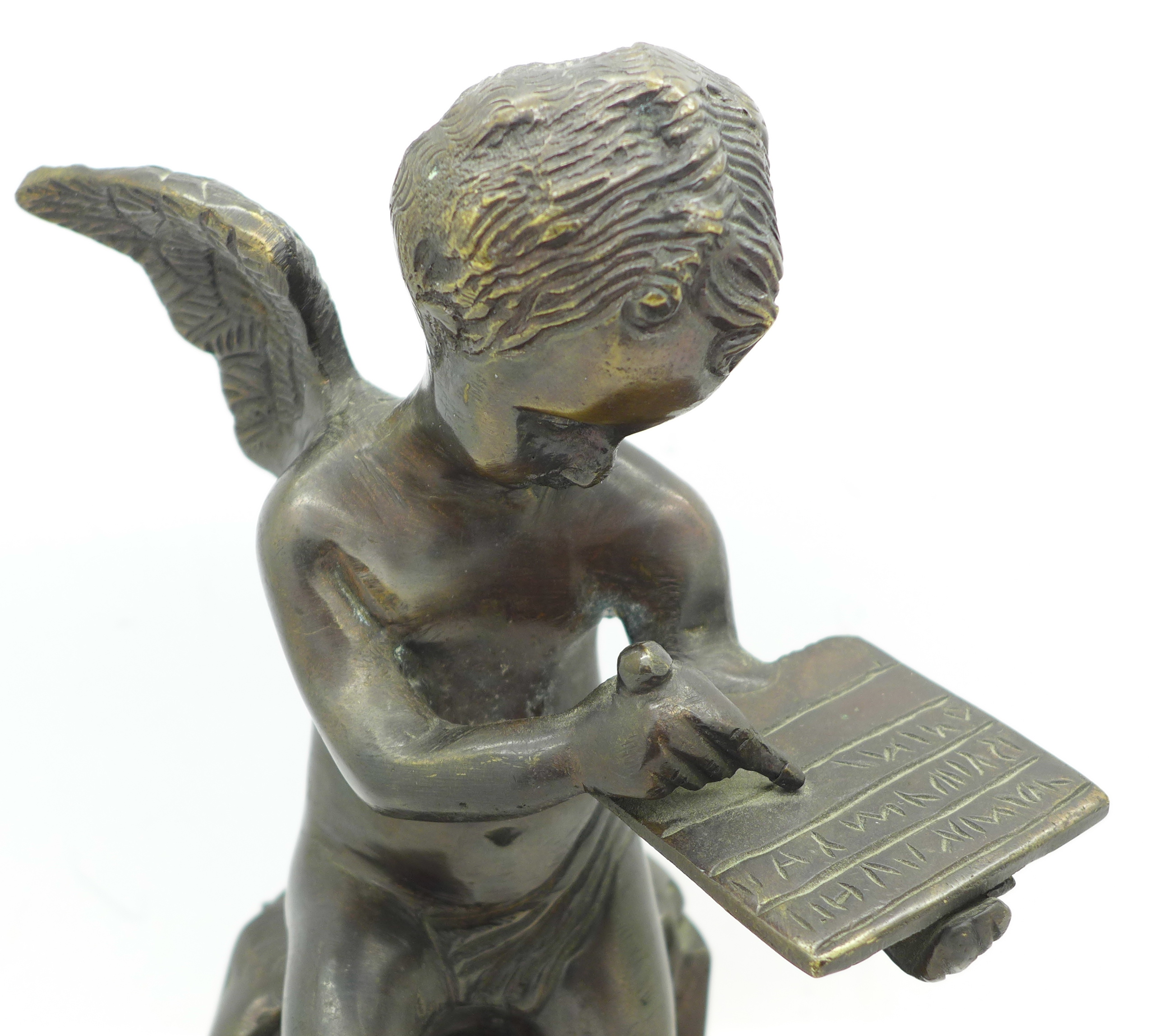 A bronze cherub, 20. - Image 3 of 4