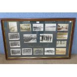 A set of HMS Brilliant In Belize photographic prints