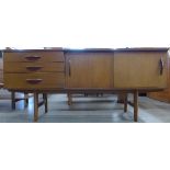 A teak sideboard