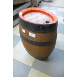 A Spanish Chablis coopered oak barrel