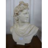 A bust of Apollo