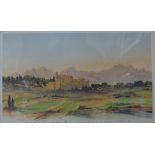 A limited edition HRH Prince of Wales print, View of the South of France, no.