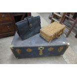 A travel trunk,