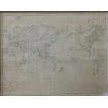 A 1785 Chart of the World According to Mercator's Projection Showing the Latest Discoveries of Capt.