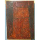 A large abstract, oil on canvas,