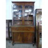 A Victorian mahogany secretaire bookcase