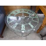 A clock occasional table