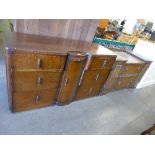 Two oak sideboards