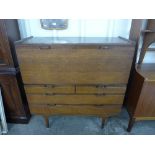 A teak bureau