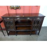 An Edward VII mahogany side cabinet