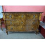 A 19th Century German walnut commode