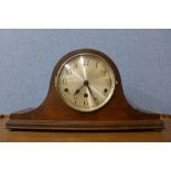 An oak Whittington chime mantel clock