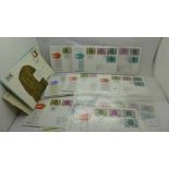 A collection of First Day Covers, The Queen's Jubilee Tour, 1977,