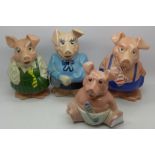 Four Wade Nat West pigs