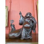 A Chinese bronze figure of Buddhas