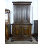 A French Breton four door cupboard