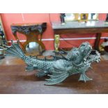 A Chinese bronze mythical fish