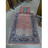 An oriental style rug another rug