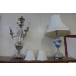 Two table lamps